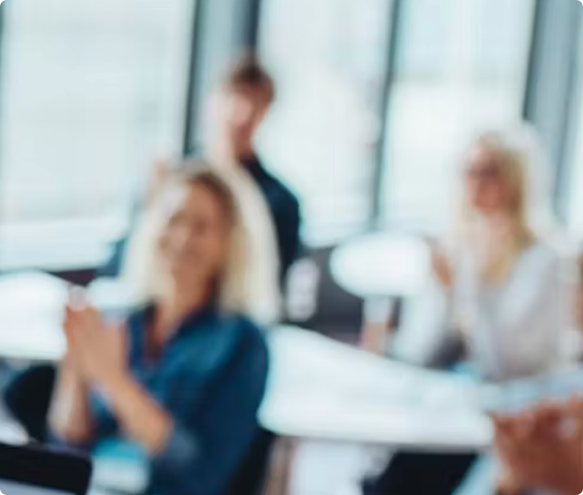 lifestyle image of people in office